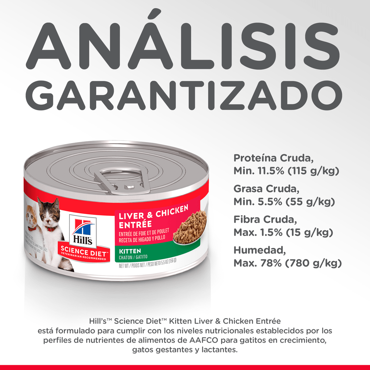 Hills Kitten Pollo Comida Húmeda Para Gato