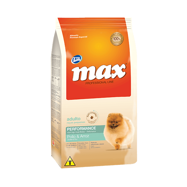 Comida Para Perro Max Adulto Razas Pequeñas Performance Pollo