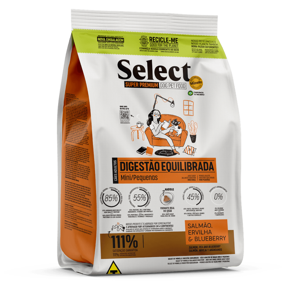 Monello Select Adultos Razas Pequeñas Alimento Para Perros