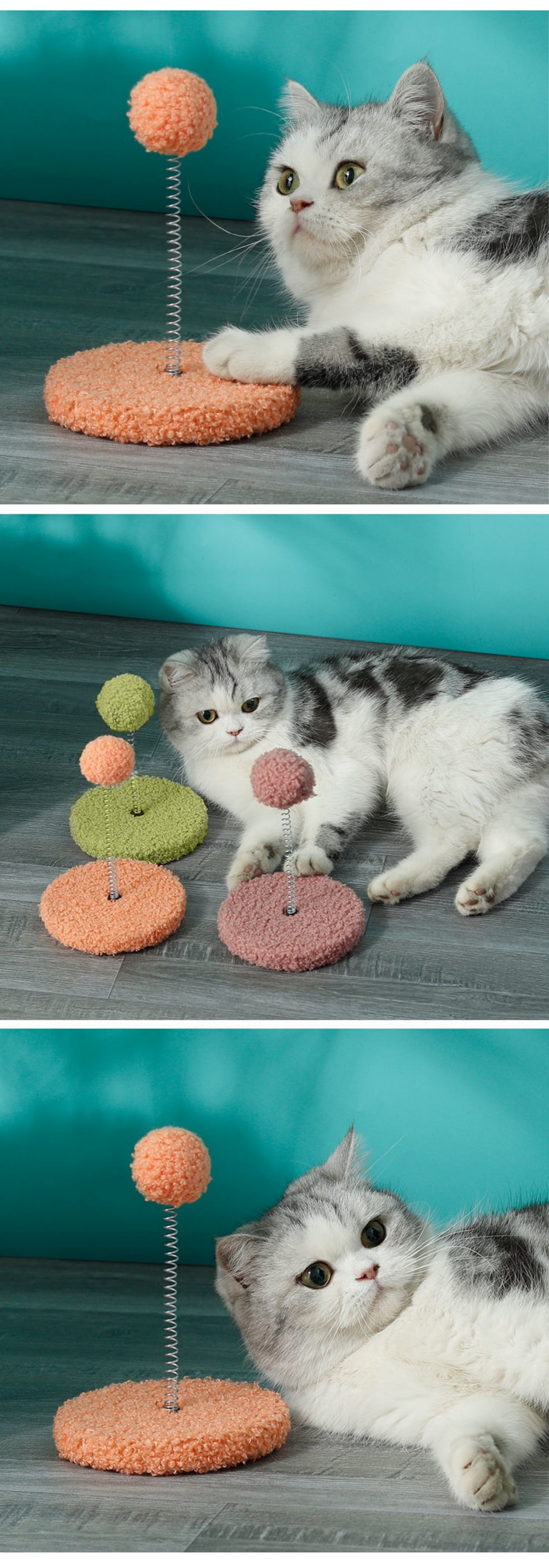 Juguete para Gato pequeño con Resorte