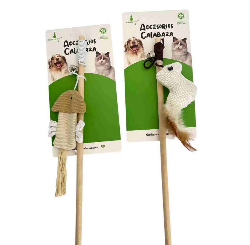Juguete - Vara Natura en Madera para gato