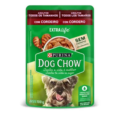Dog Chow Alimento Húmedo Adultos Cordero