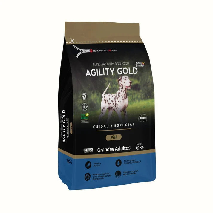 Agility Gold Cuidado Especial Piel Grandes Adultos