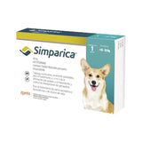 Antipulgas Para Perro Simparica Caja x1 Tableta (40 mg) 10 Kg - 20 Kg
