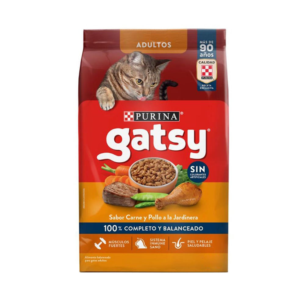 Gatsy Adultos carne y pollo a la jardinera