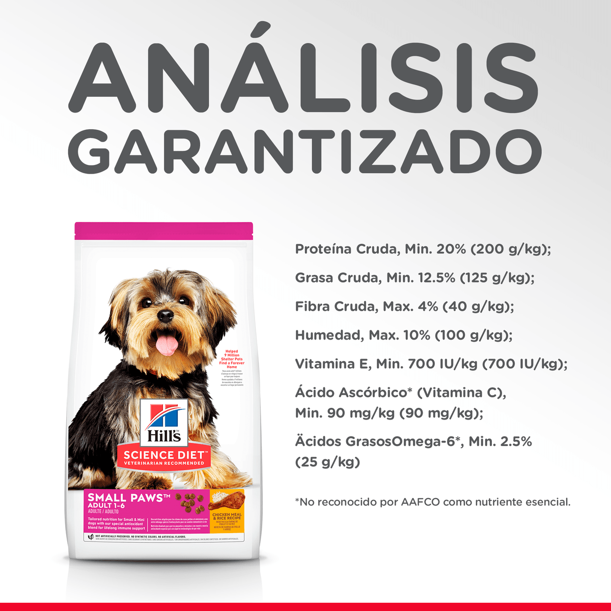 Hills SP Adulto Razas Mini Pollo comida para perro