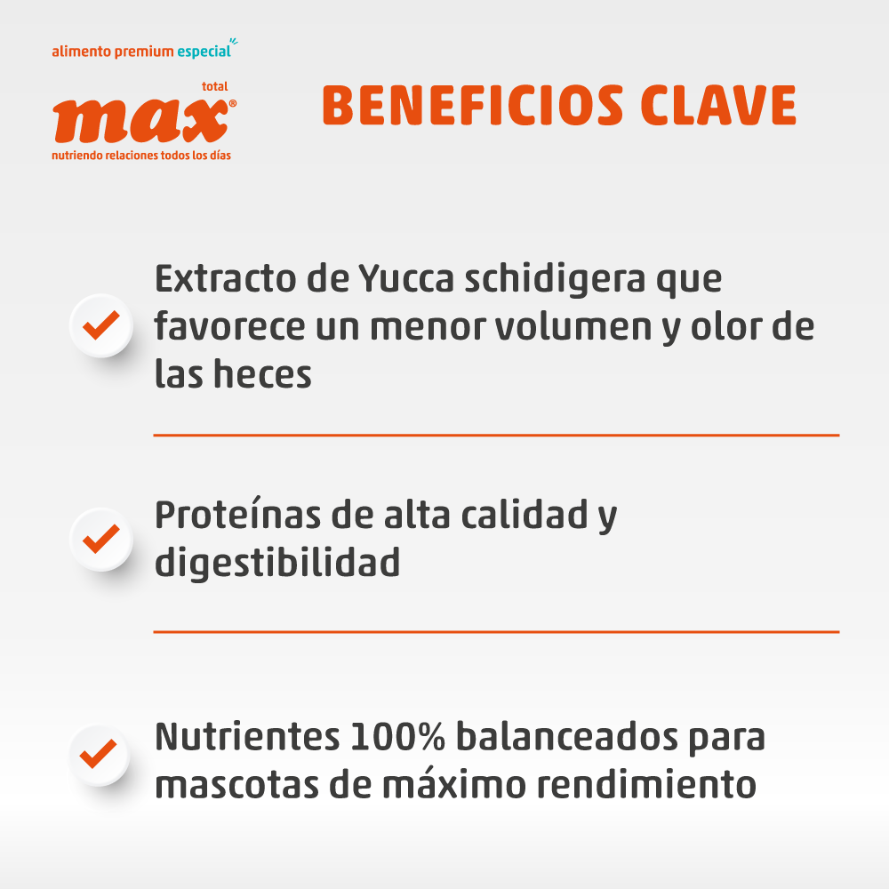 Comida Para Perro Adulto Max Máximo Desempeño Carne