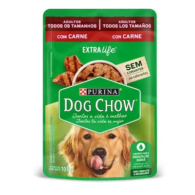 Dog Chow Alimento Húmedo Adultos Carne
