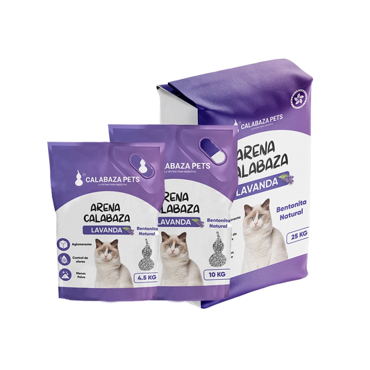 Arena para Gatos Aroma Lavanda