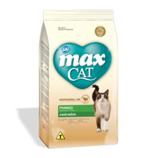 Max Cat Gatos Castrados Pollo