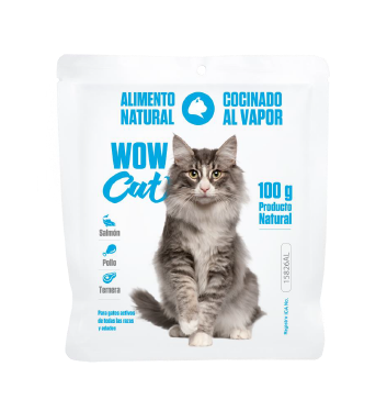 Wow Can Gatos Activos Pollo 100g