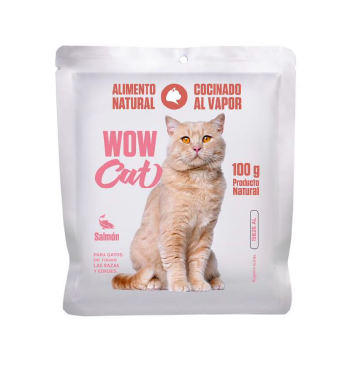 Wow Can Gatos Activos Salmón 100g